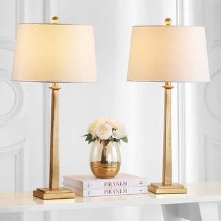 SAFAVIEH Lighting Andino Gold 32-inch Table Lamp (Set of 2)