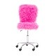 preview thumbnail 14 of 52, Clara Faux Fur Armless Office Chair