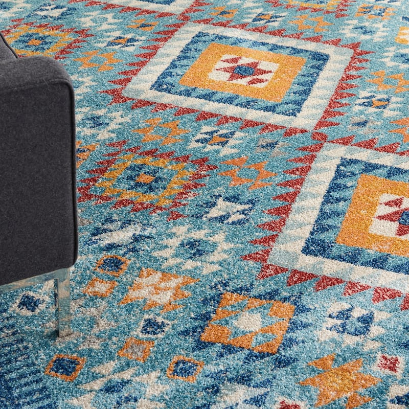 Nourison Passion Modern Boho Tribal Area Rug