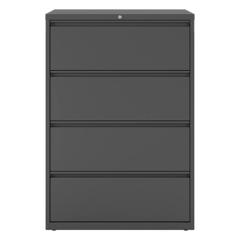 Hirsh 36-in Wide HL10000 Series 4 Drawer Lateral File Cabinet, White