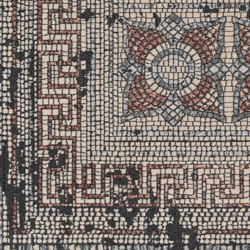 Livabliss Padua Distressed Mosaic Area Rug