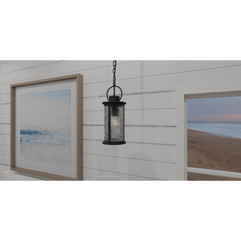 Tilmore 1-Light Matte Black Mini Pendant Light