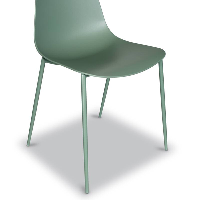 Poly & Bark Isla Modern Dining Chairs (Set of 4) - Indoor or Outdoor Use
