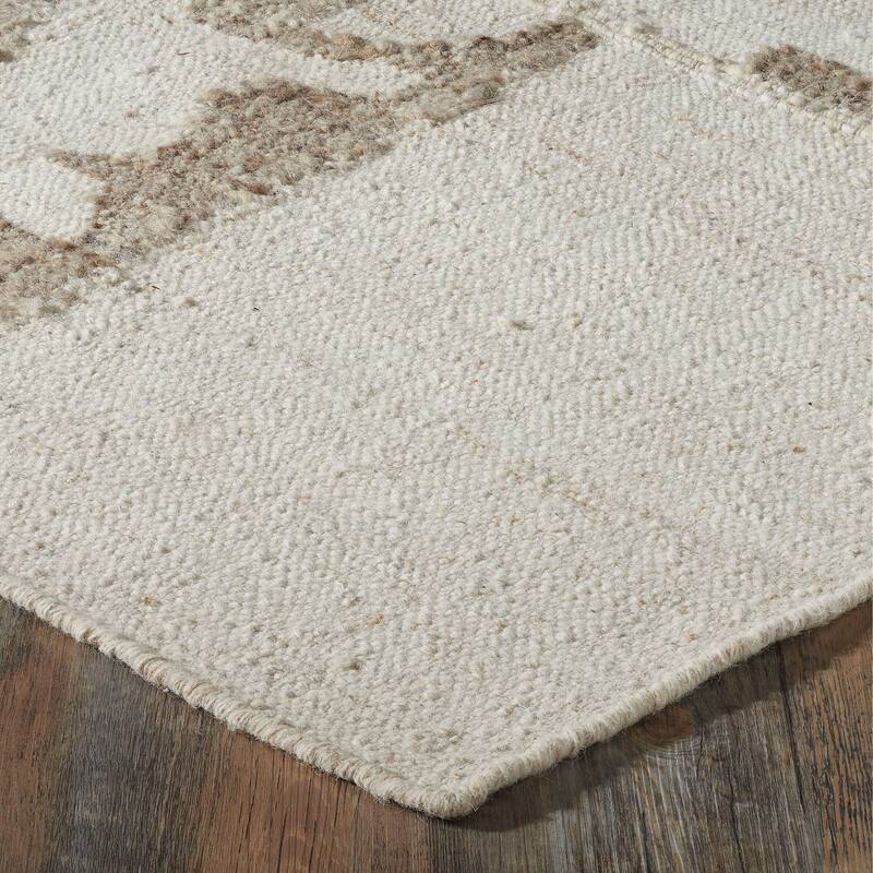 Grace 5'3" x 7'3" ft Handwoven Indoor Rug, Ivory/ Stone - 5'3" x 7'3" ft