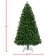 preview thumbnail 9 of 15, Yaheetech Pre-lit Spruce Artificial Hinged Holiday Christmas Pine Tree