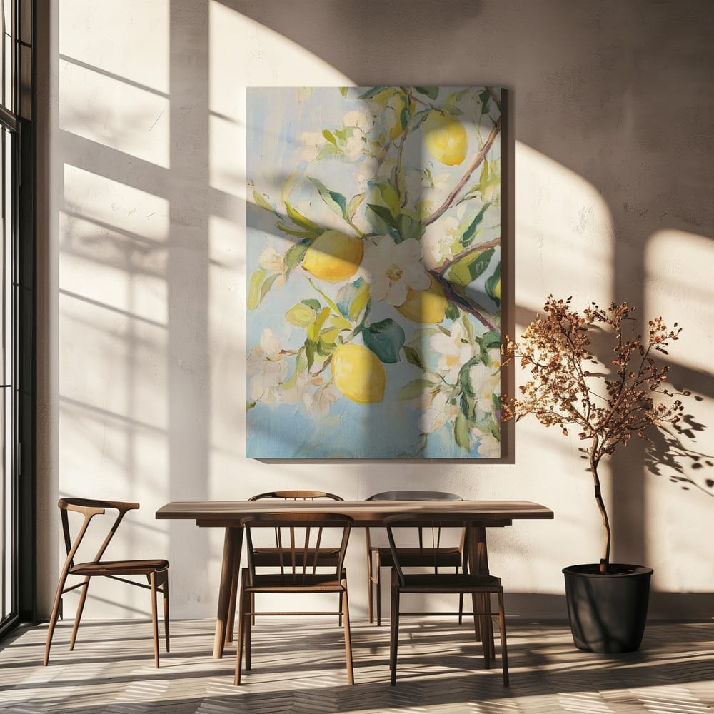 "Lemon Tree" Wrapped Canvas Wall Art