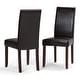 preview thumbnail 2 of 111, WYNDENHALL Normandy Transitional Parson Dining Chair (Set of 2) - 18.1"w x 18.5" d x 39.4" h
