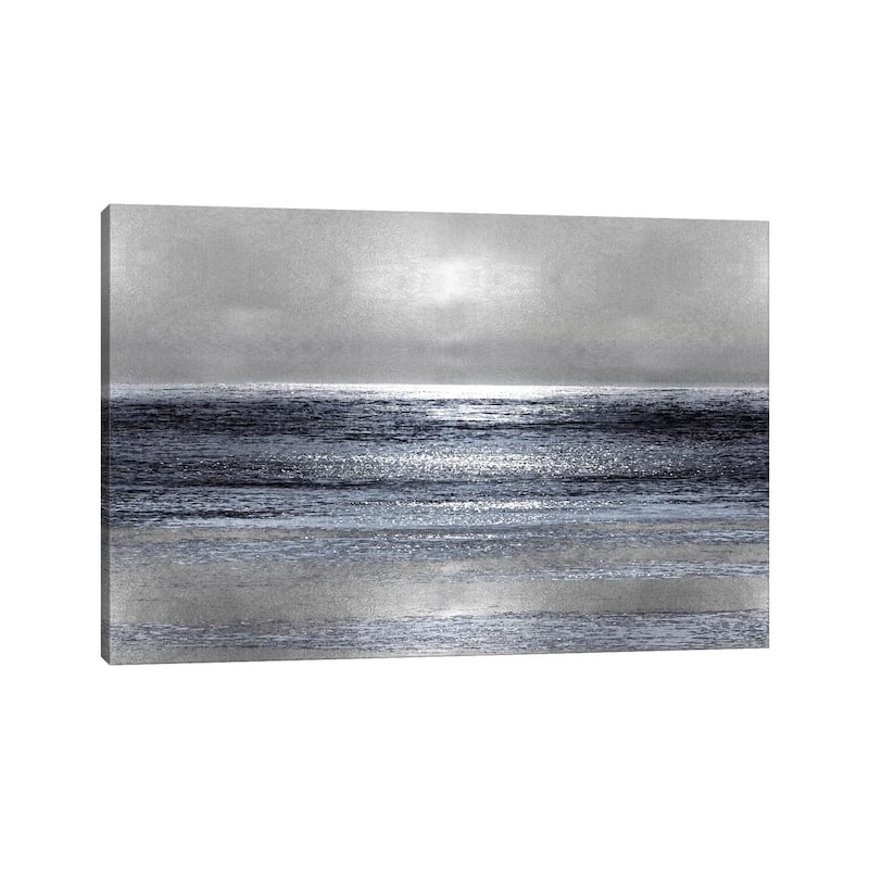 iCanvas "Silver Seascape III" by Michelle Matthews Canvas Print