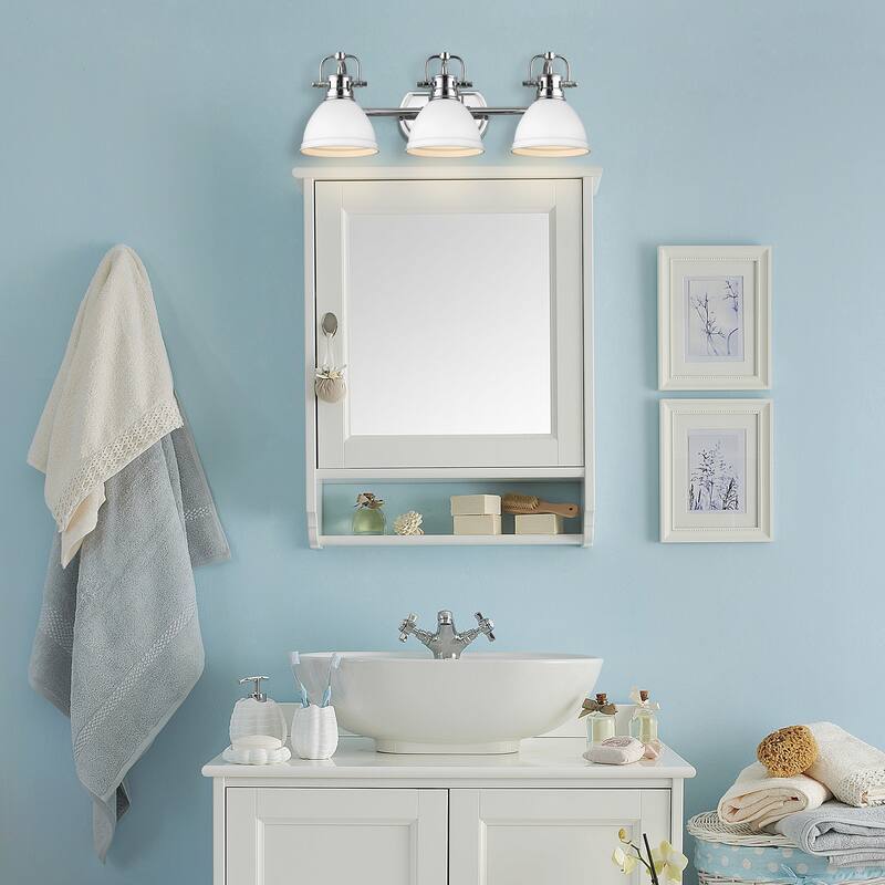 Duncan 3-light Vintage Bathroom Vanity Light