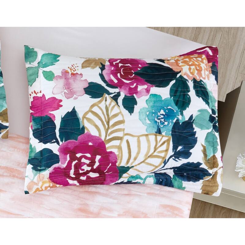 BARBARIAN by Barbra Ignatiev Fashion Floral Quilt Set