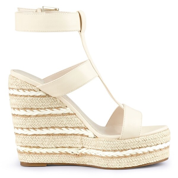 strappy espadrille platform sandals
