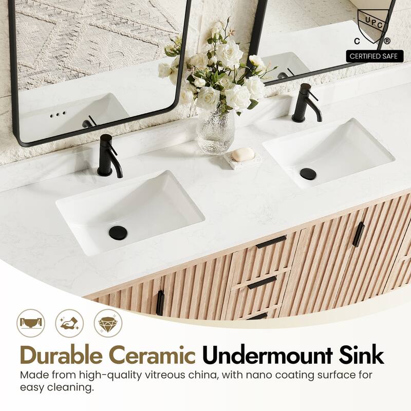 Shenzhen Bath Vanity with Composite Stone Top without Mirror