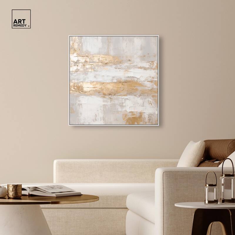 Melted Goldscape I Canvas by Art Remedy