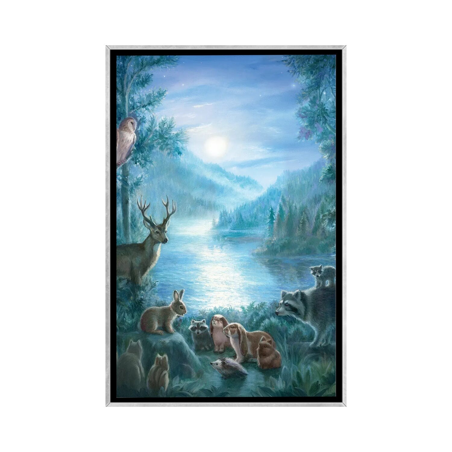 iCanvas "The Storyteller" by David Joaquin Framed