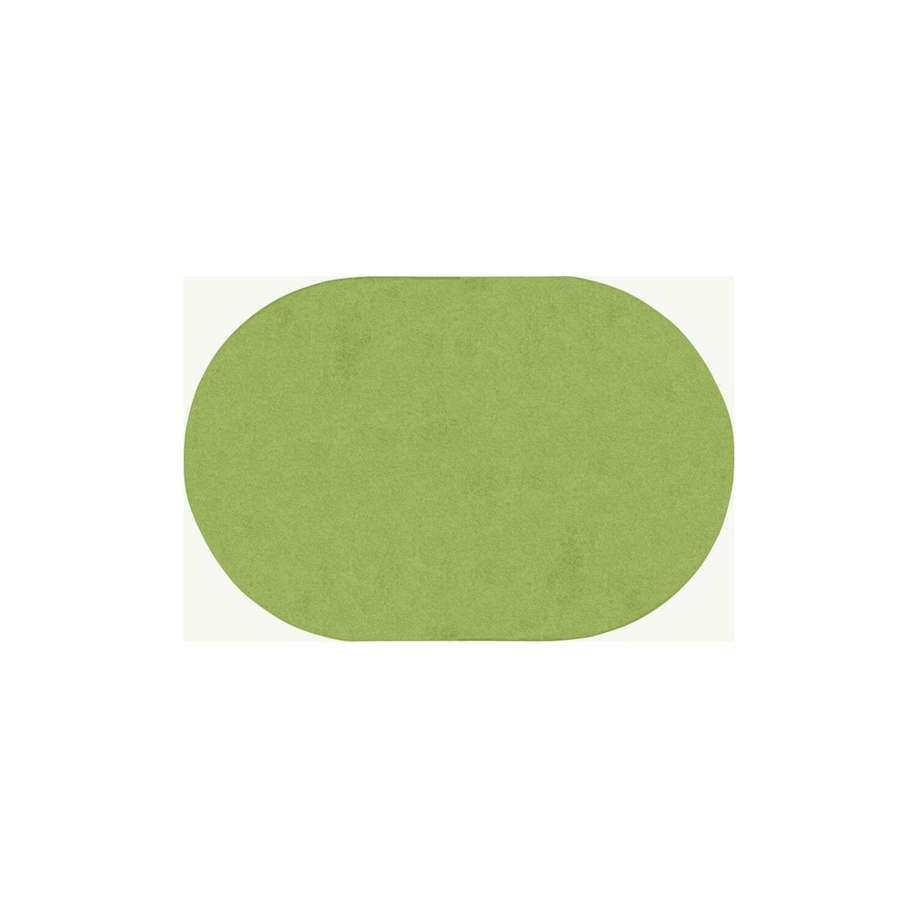 2'x7' area rug in Lime Green - durable soft decorative rug for home, living room & bedroom - 7' x 7' Round