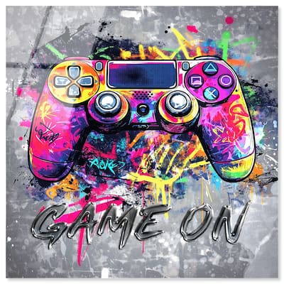 Game On Acrylic by Art Remedy, Ready to Hang