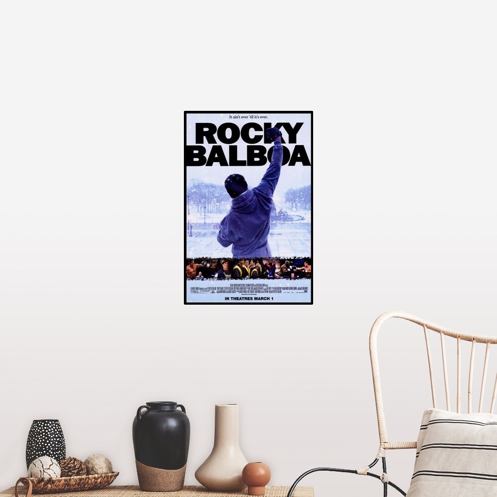 rocky balboa poster framed