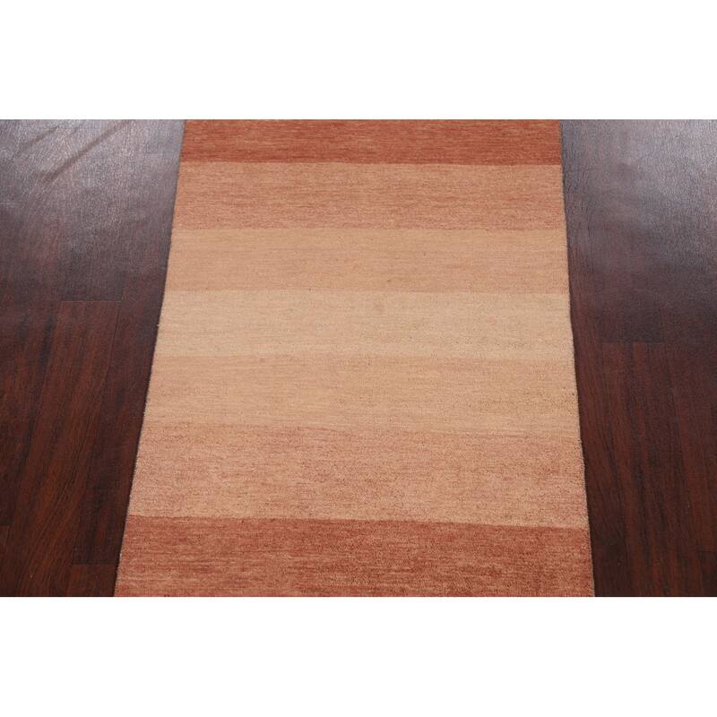 Contemporary Gabbeh Kashkoli Oriental Area Rug Wool Hand-knotted - 2'10" x 5'1"