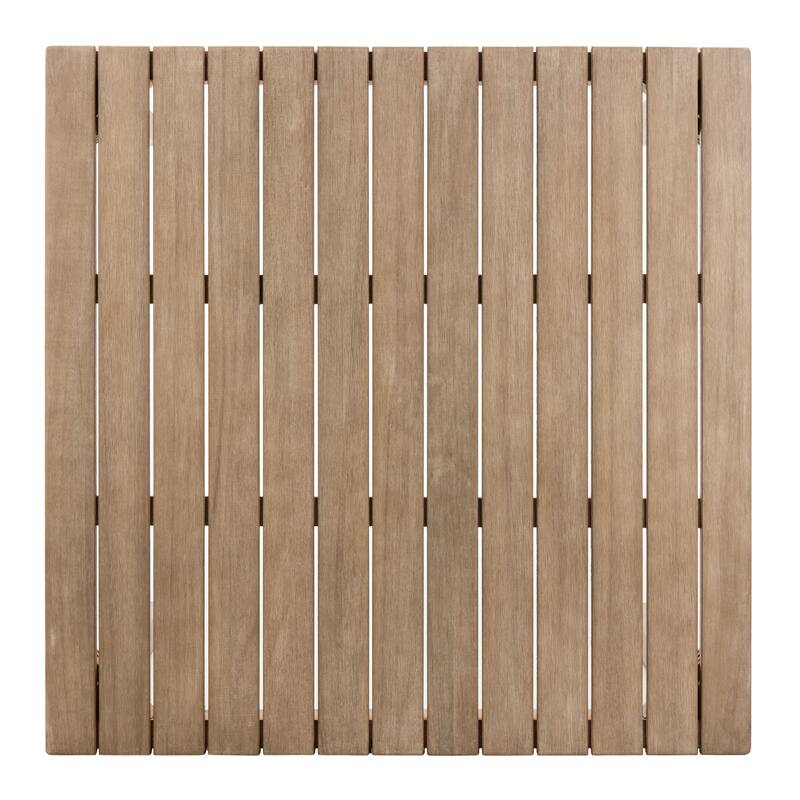 SAFAVIEH Couture Mozelle Patio Bar Table. - 44" x 44" x 38.6" - 44Wx44Dx39H
