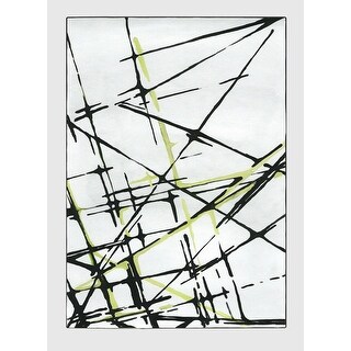 Ginza Six Deconstruction Limelight Machine Washable Rugs - Bed Bath ...