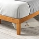 preview thumbnail 15 of 16, Priage by ZINUS Alexia Rustic Pine Wood Minimalist Rustic Platform Bed