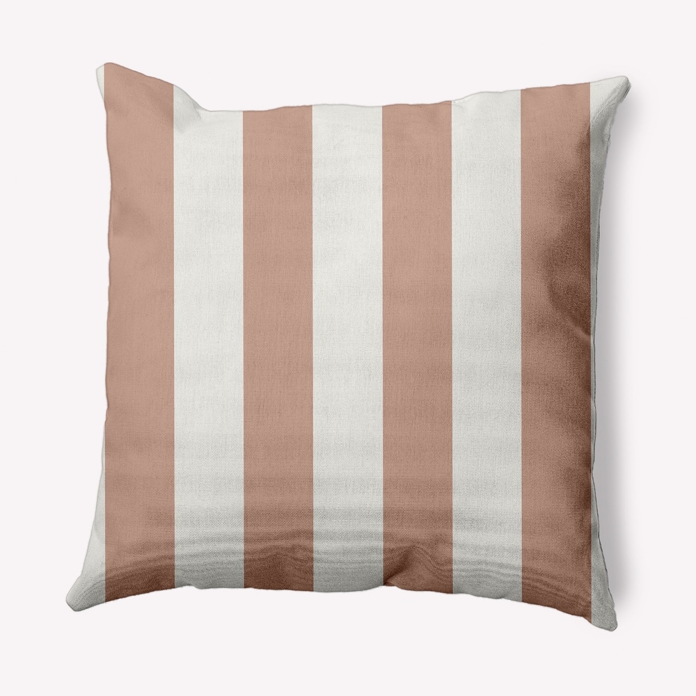 Graduated Stripe Nautical Indoor/Outdoor Throw Pillow