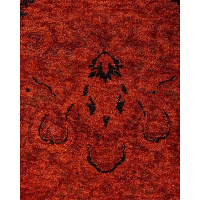 Fine Vibrance One-of-a-Kind Hand-Knotted Area Rug - Gold, 4' 1" x 6' 1" - 4' 1" x 6' 1"