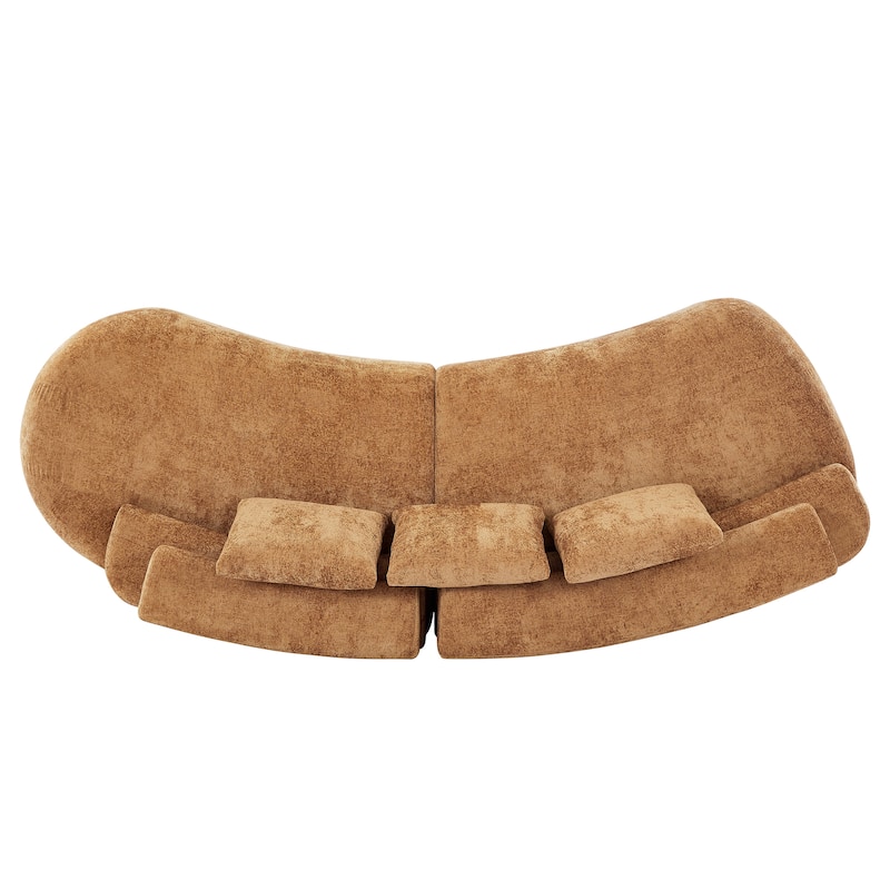 Christopher Knight Home - Compressed Modern Upholstered Modular Sectional Sofa