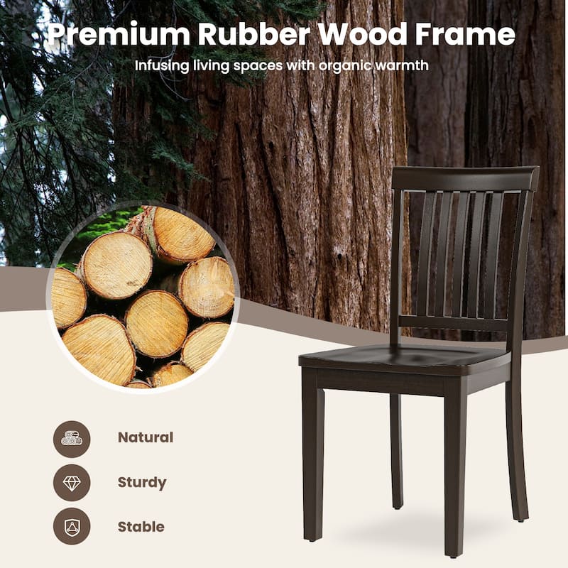 RENEWLINE Set of 2 Spindle High-Back Dining Chairs， Elegant and Comfortable Seating for Dining Rooms