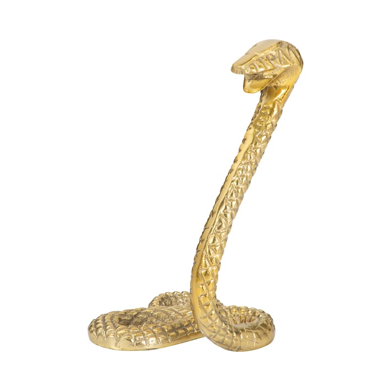 Sagebrook Home Modern Glam Fake Snake Sculpture/Figurine