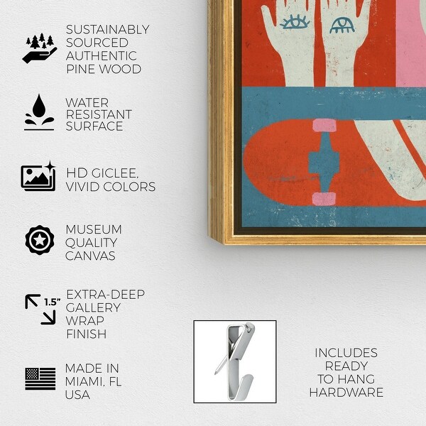Oliver Gal 'Love Memories' Entertainment Blue Wall Art