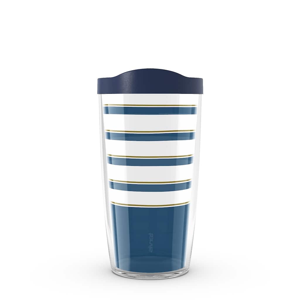 Tervis Horizon Line Made in USA Double Walled Insulated Travel Tumbler, Classic