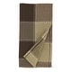preview thumbnail 7 of 8, Stitched Design Plaid Table Napkins (Set of 4) - 20"x20"