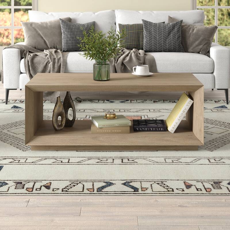 Tannen 48" Wide Rectangular Coffee Table