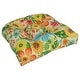 preview thumbnail 30 of 39, 19-inch Rounded Back Tufted Indoor/Outdoor Chair Cushion - 19" x 19" Gregoire Chamomile