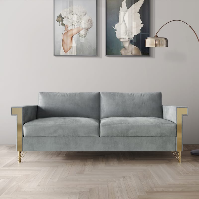 CraftPorch Luxurious Velvet Upholstered Sofa
