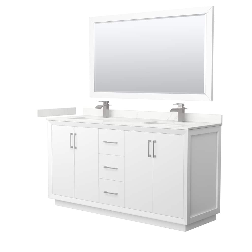 Wyndham Collection WCF414166D-QTZ-UNSM58 Strada 66" Free Standing
