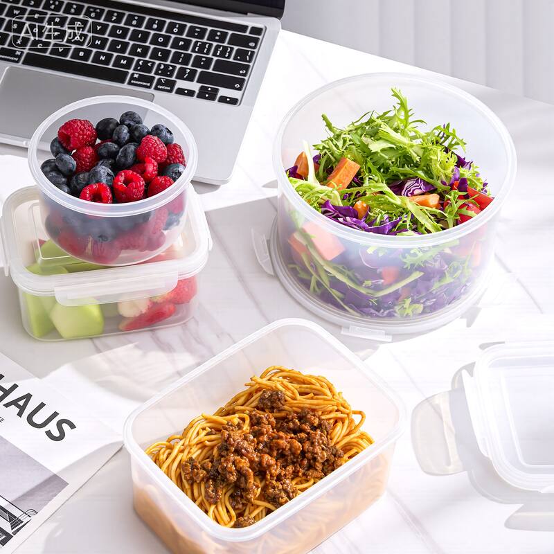 Sorbus BPA-Free Food Storage Container Set, Stackable & Nestable Plastic Containers with Snap-On Lids