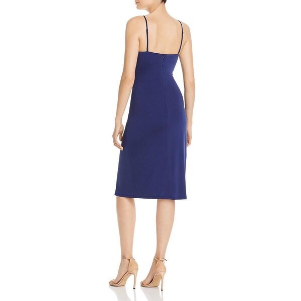 black halo bowery ruched dress