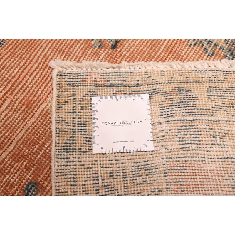 ECARPETGALLERY Hand-knotted Antalya Vintage Copper Wool Rug - 4'6 x 6'0