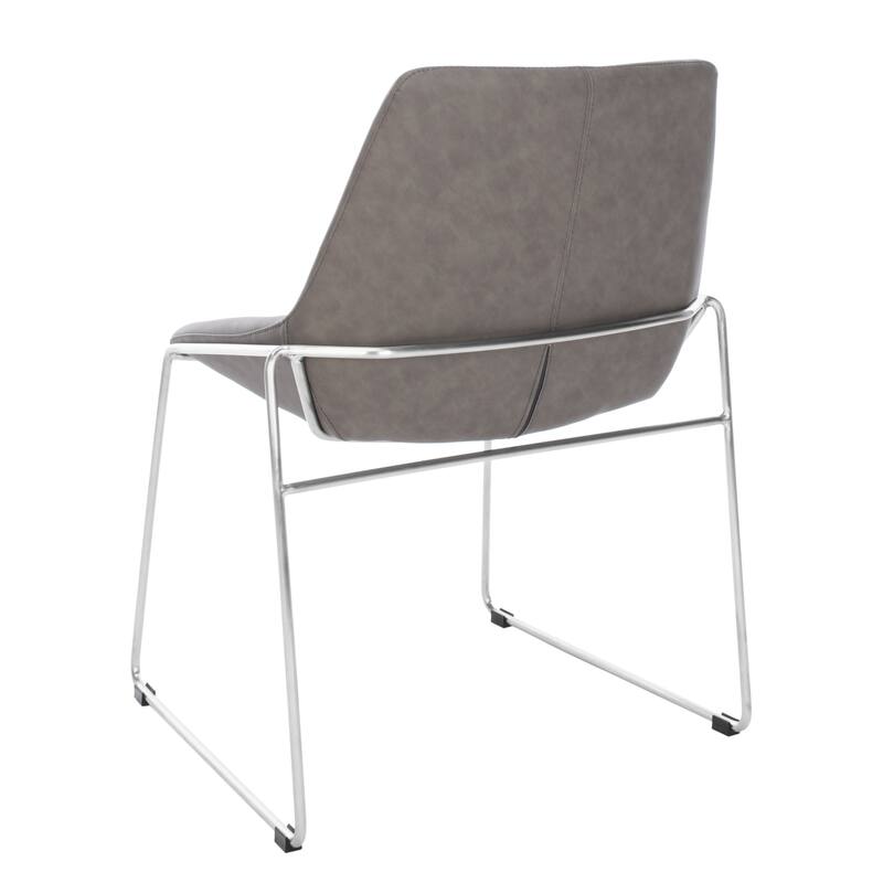 SAFAVIEH Oliva Mid Century Dining Chair (Set of 2) - 25" x 24" x 33.3" - 25" x 24" x 33.3" - 25Wx24Dx33H