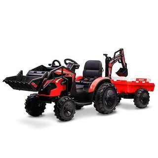 3 in 1 Ride on Tractor, Excavator & Bulldozer