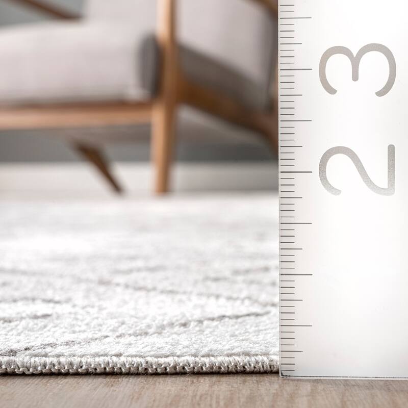 Nuloom Audrey SpinClean Machine Washable Geometric Moroccan Area Rug