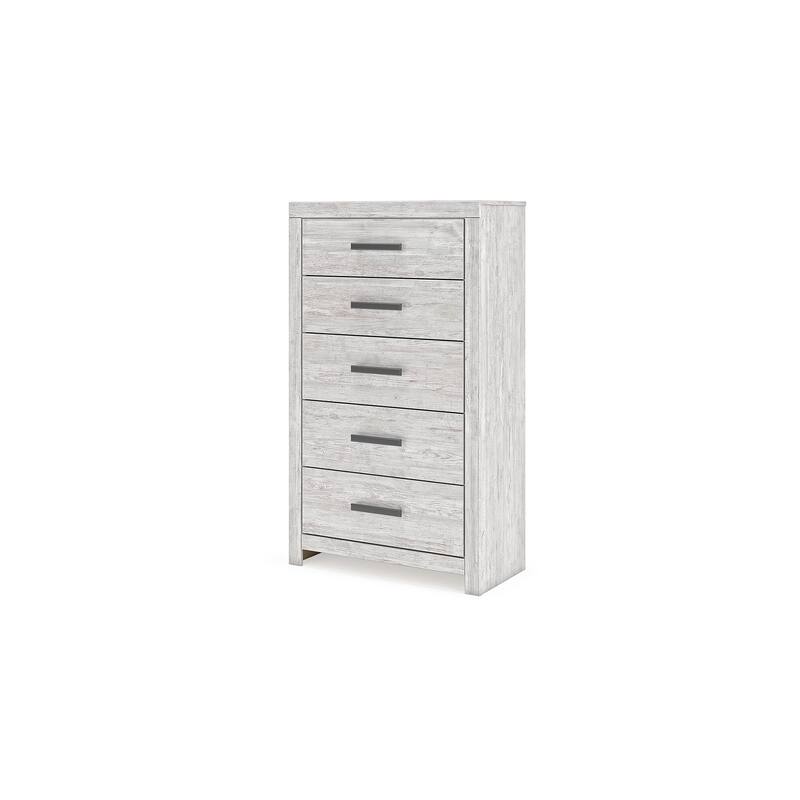 Signature Design by Ashley Cayboni Whitewash Chest of Drawers