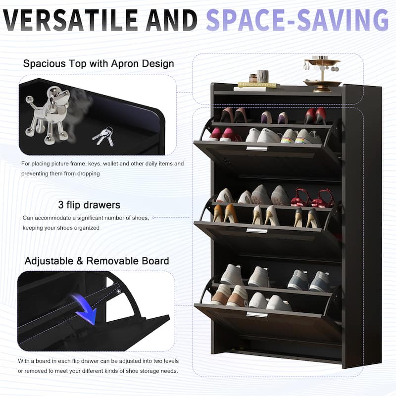 Shoe Storage Cabinet for Entryway