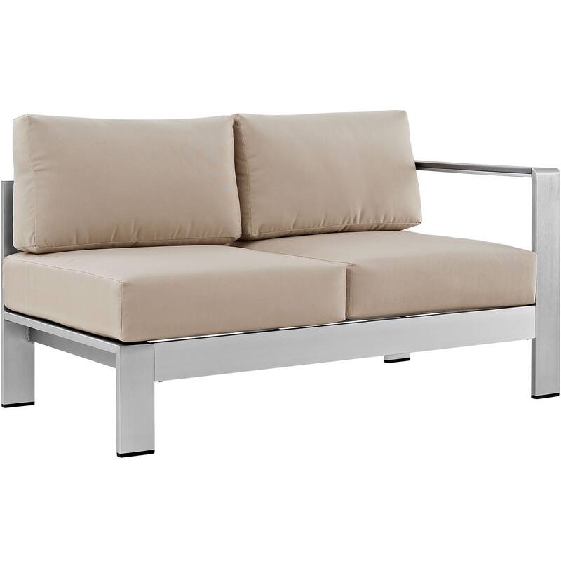 Beach Outdoor Patio Aluminum Loveseat