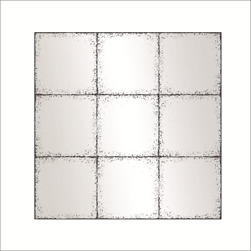 Square Wall-Mounted Mirror