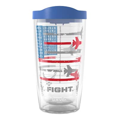 Tervis Air Force Fly Fight Win Made in USA Double Walled Insulated Travel Tumbler, Classic