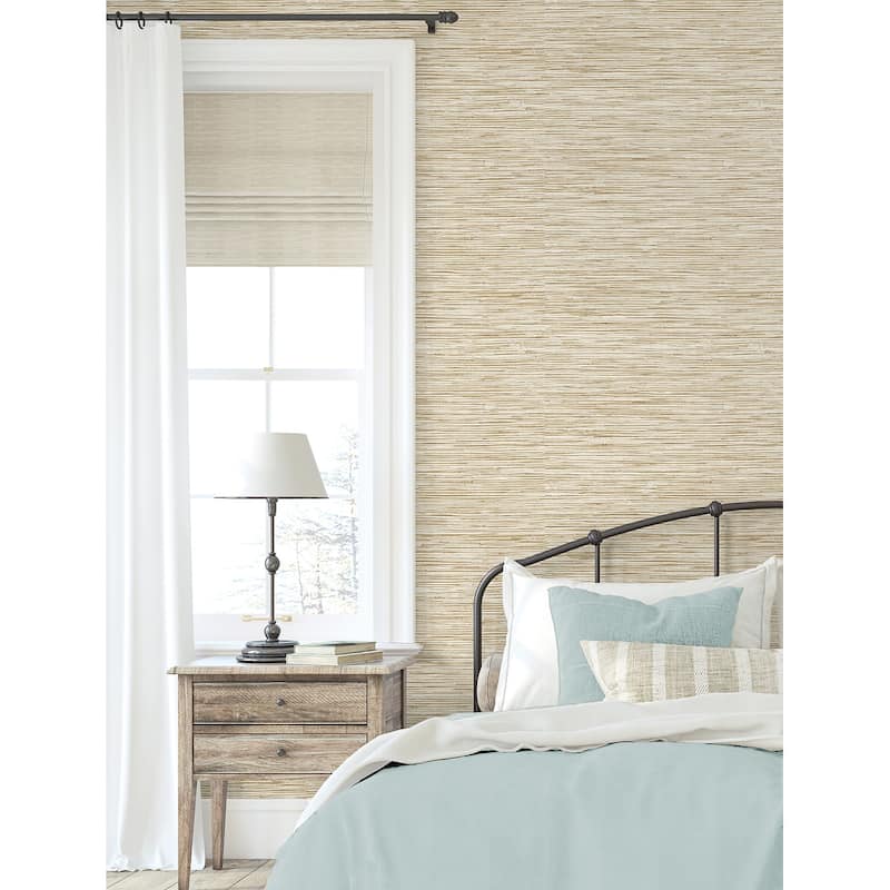 Stacy Garcia Home Faux Grasscloth Peel and Stick Wallpaper