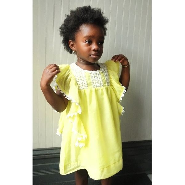 little girl lemon dress